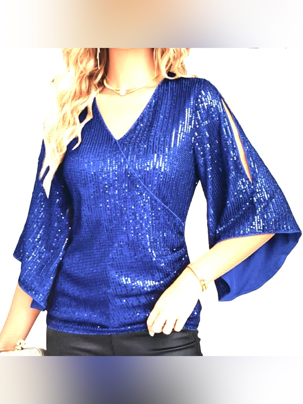Grace Karin Sequin Top